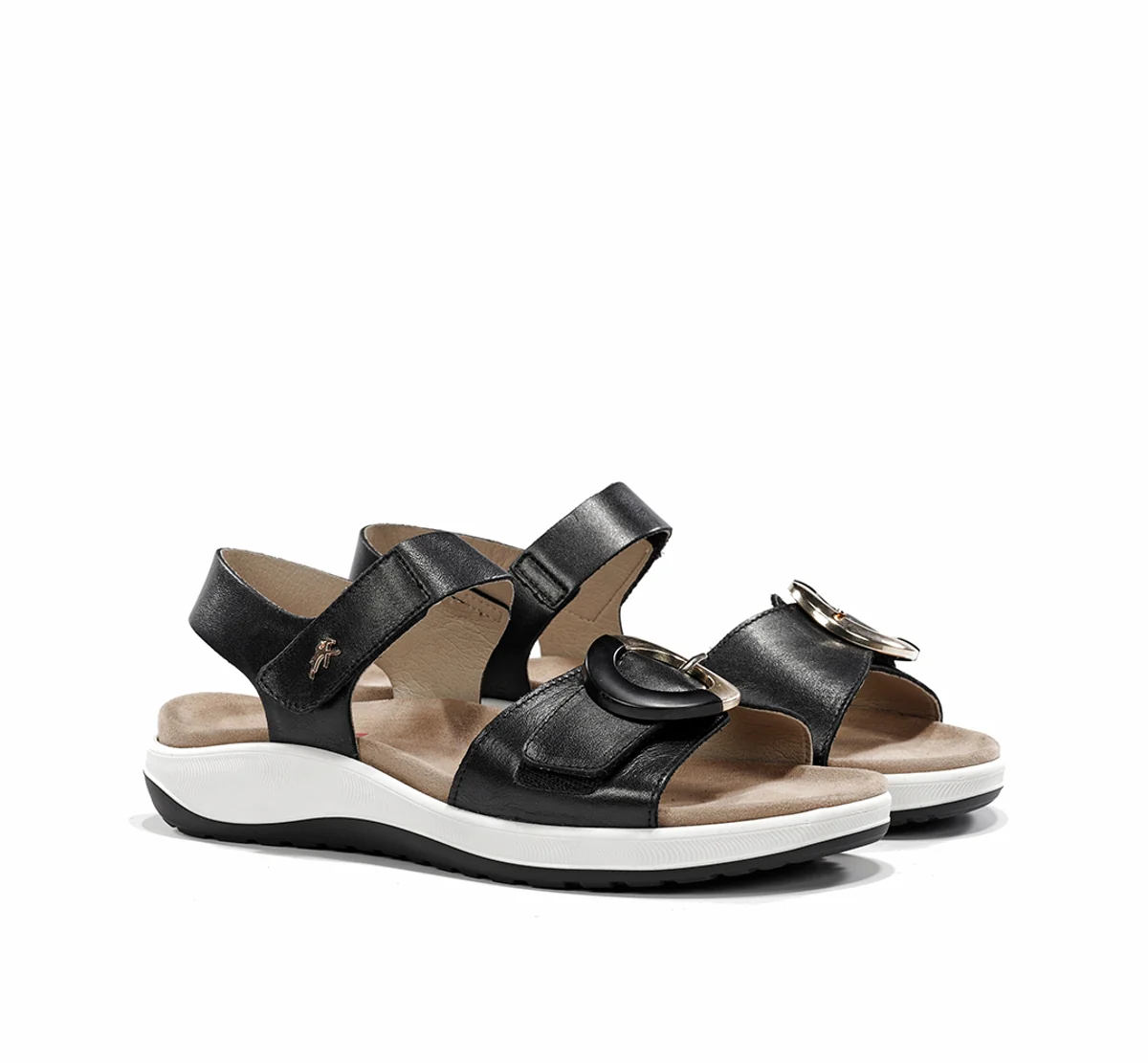 AIRE F2521 Schwarze Sandale - Image 2