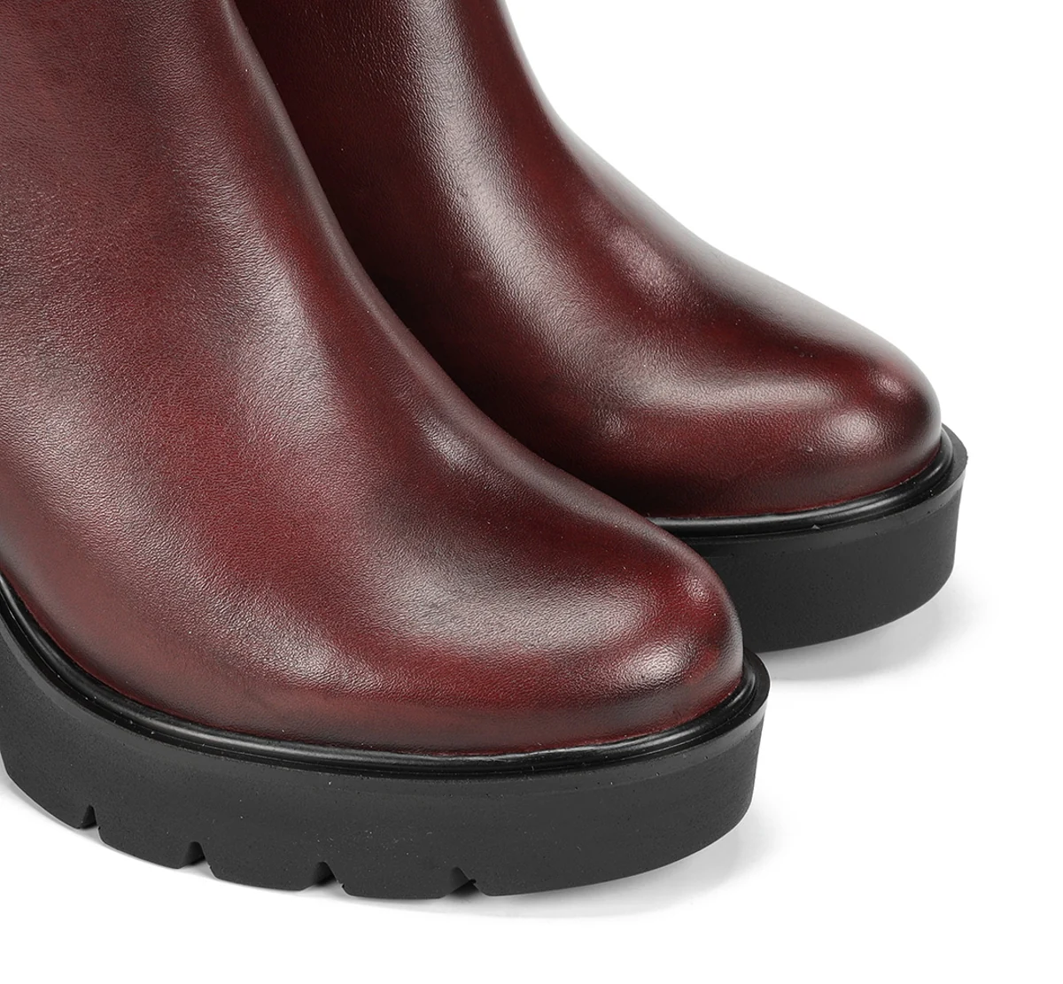 ALERT D9562 Burgunderfarbe Stiefeletten - Image 6