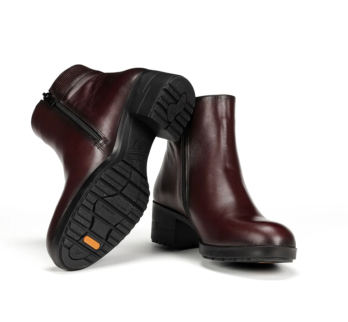 ALISS F1367 Burgunderfarbe Stiefeletten - Image 4