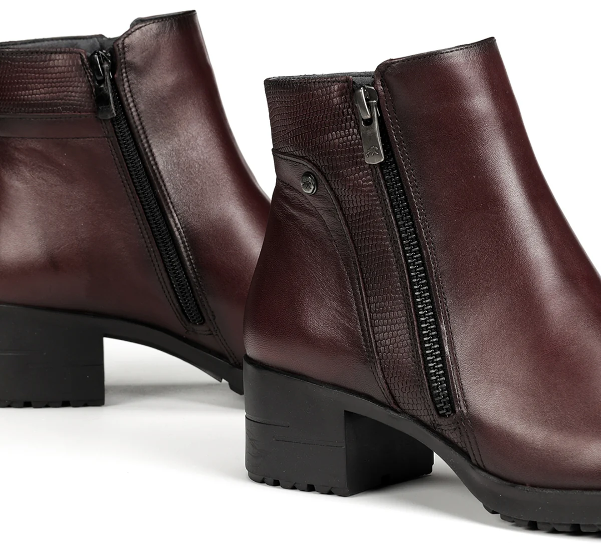 ALISS F1367 Burgunderfarbe Stiefeletten - Image 7