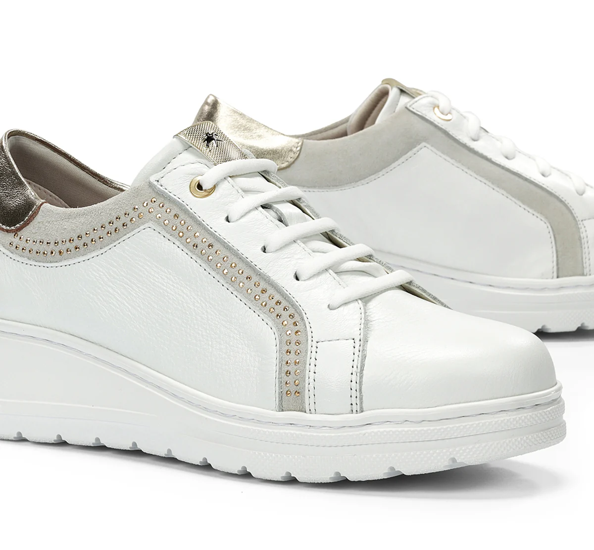 AQUA F1997 Weißer Turnschuhe - Image 7