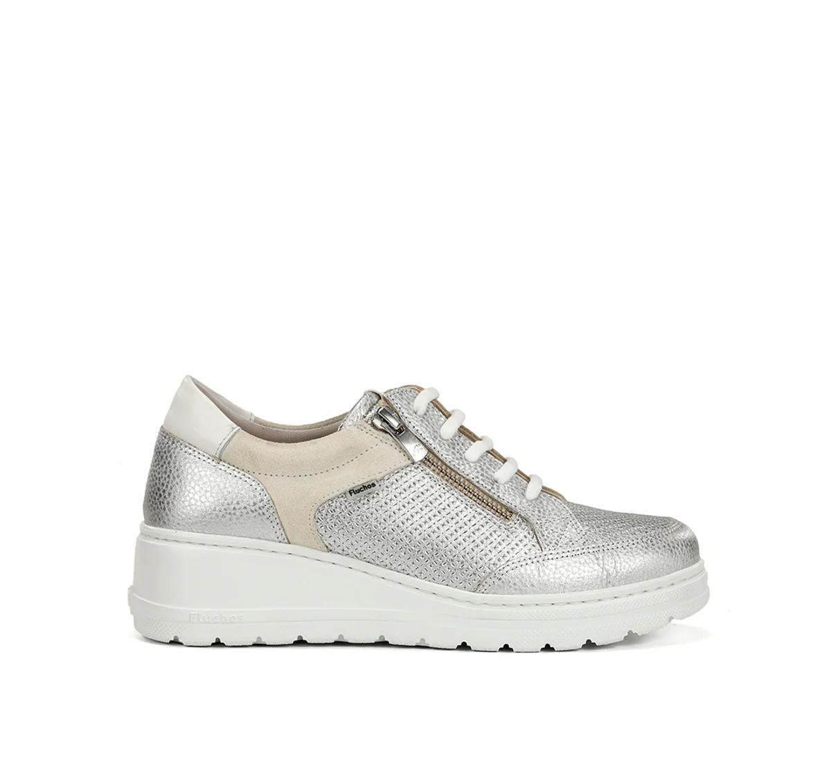 AQUA F2173 Silberne Turnschuhe
