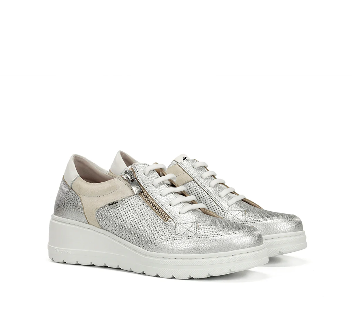 AQUA F2173 Silberne Turnschuhe - Image 2