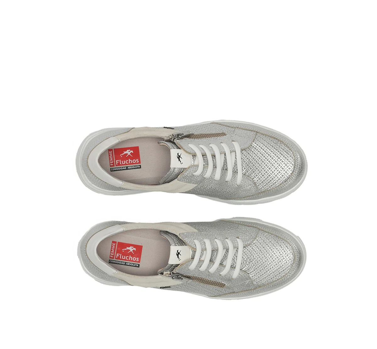 AQUA F2173 Silberne Turnschuhe - Image 5