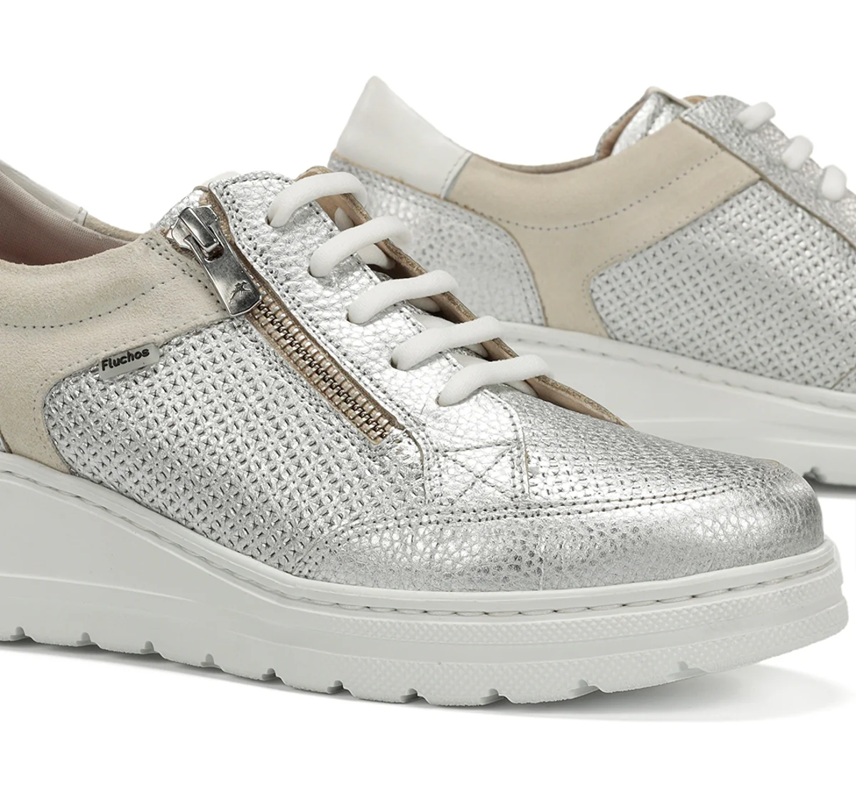 AQUA F2173 Silberne Turnschuhe - Image 7