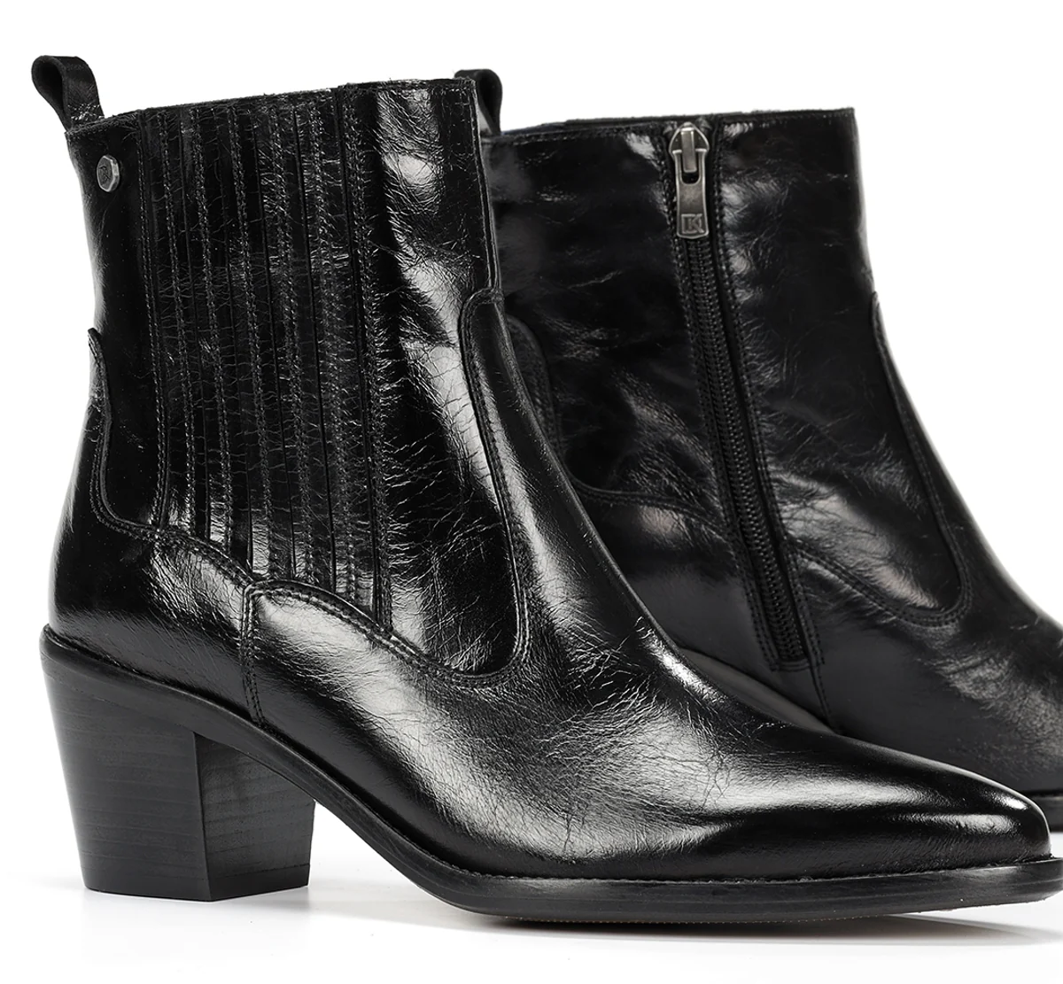 ARWEN D9425 Schwarze Stiefeletten - Image 7