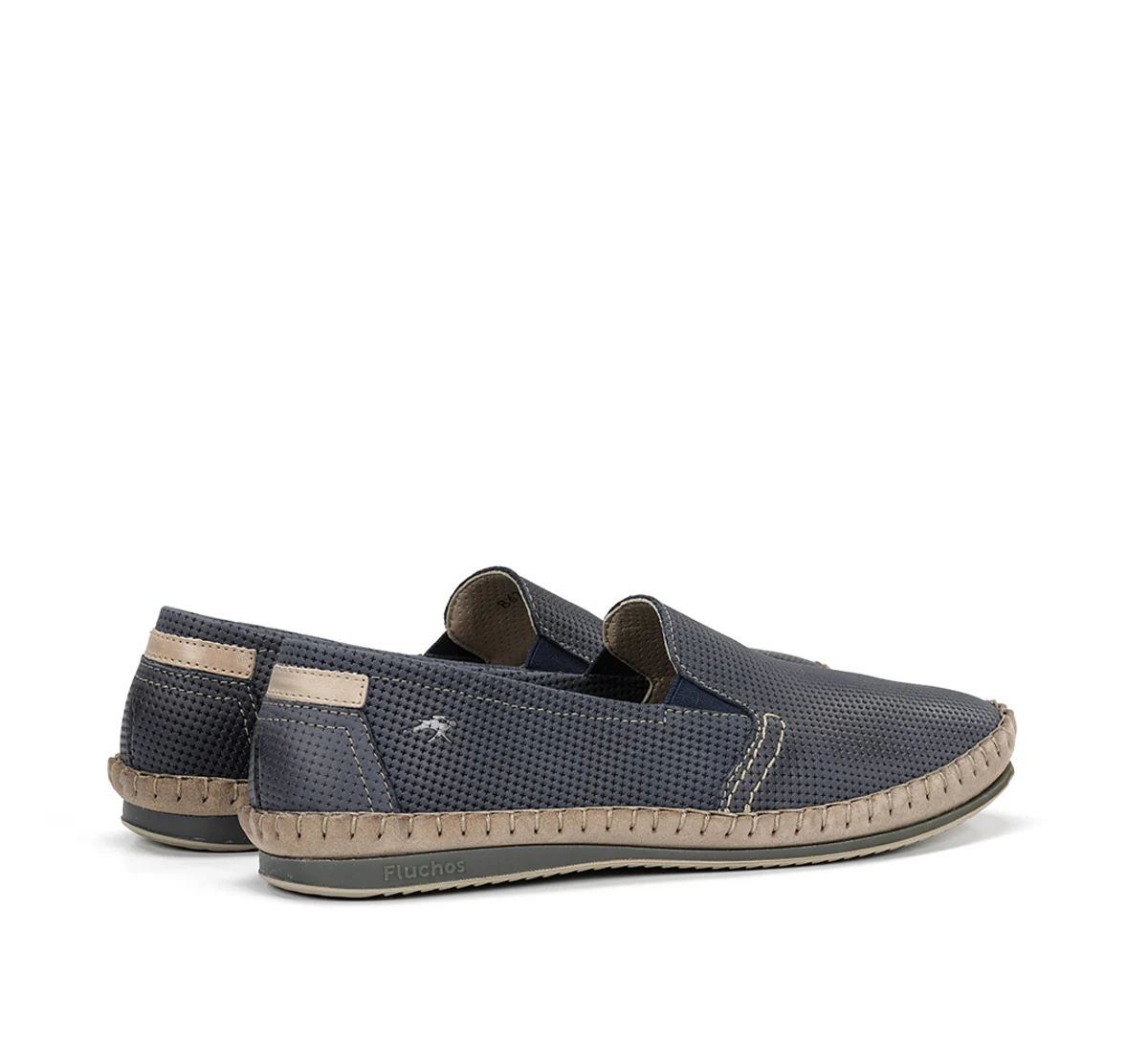 BAHAMAS 8674 Blauer Slip On - Image 3
