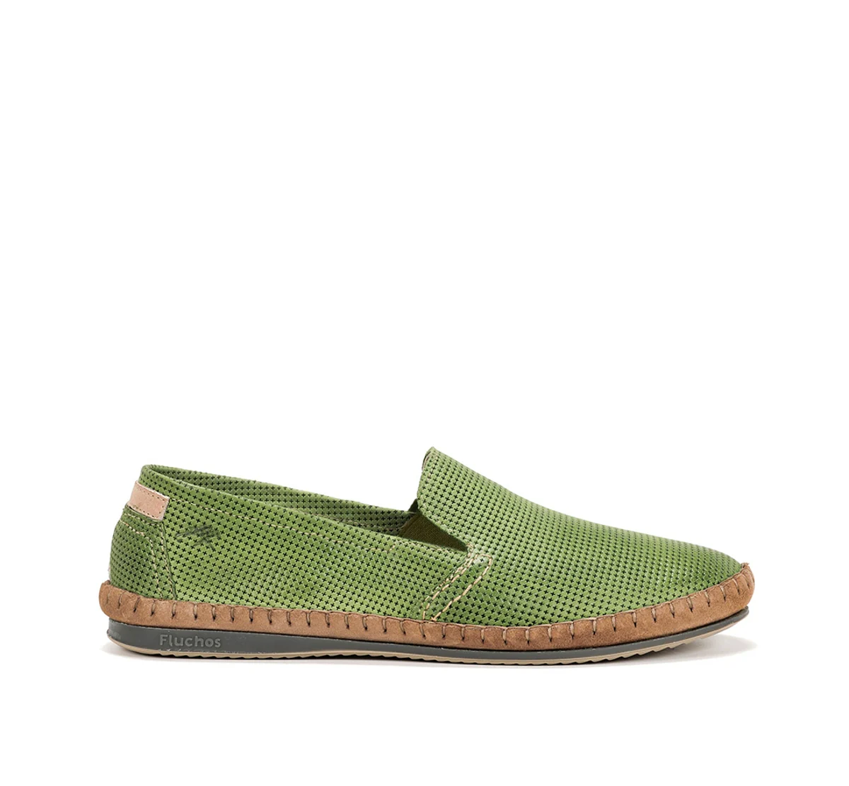 BAHAMAS 8674 Grüner Slip On