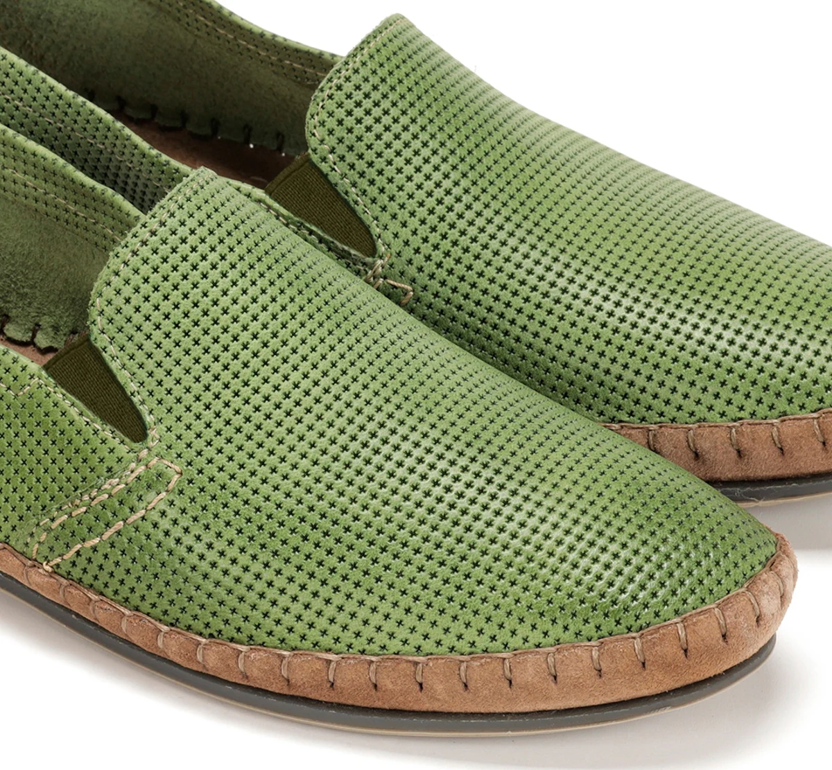 BAHAMAS 8674 Grüner Slip On - Image 6