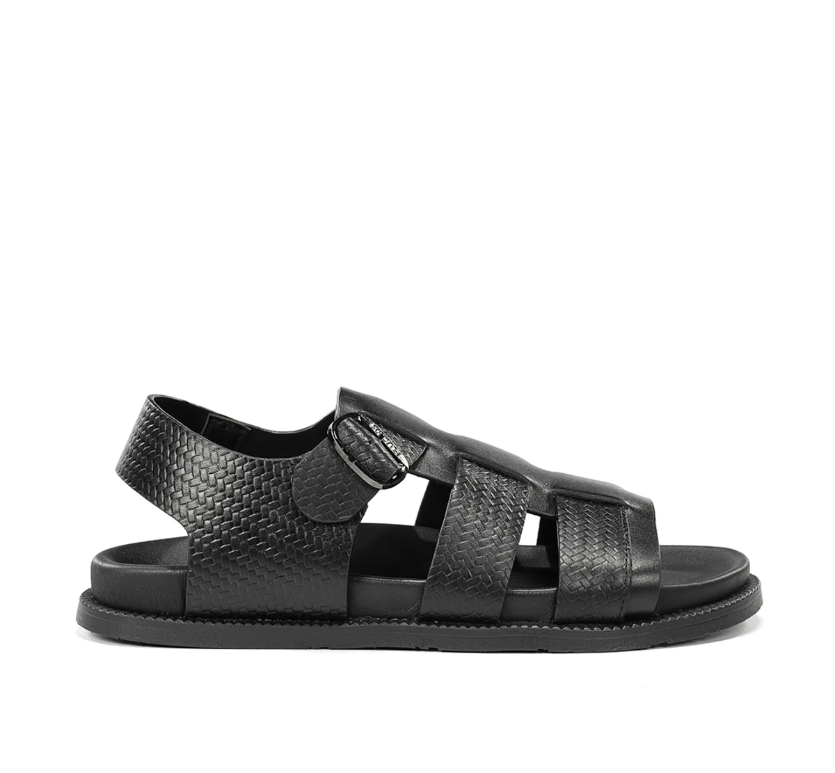 BARI F2449 Schwarze Sandale
