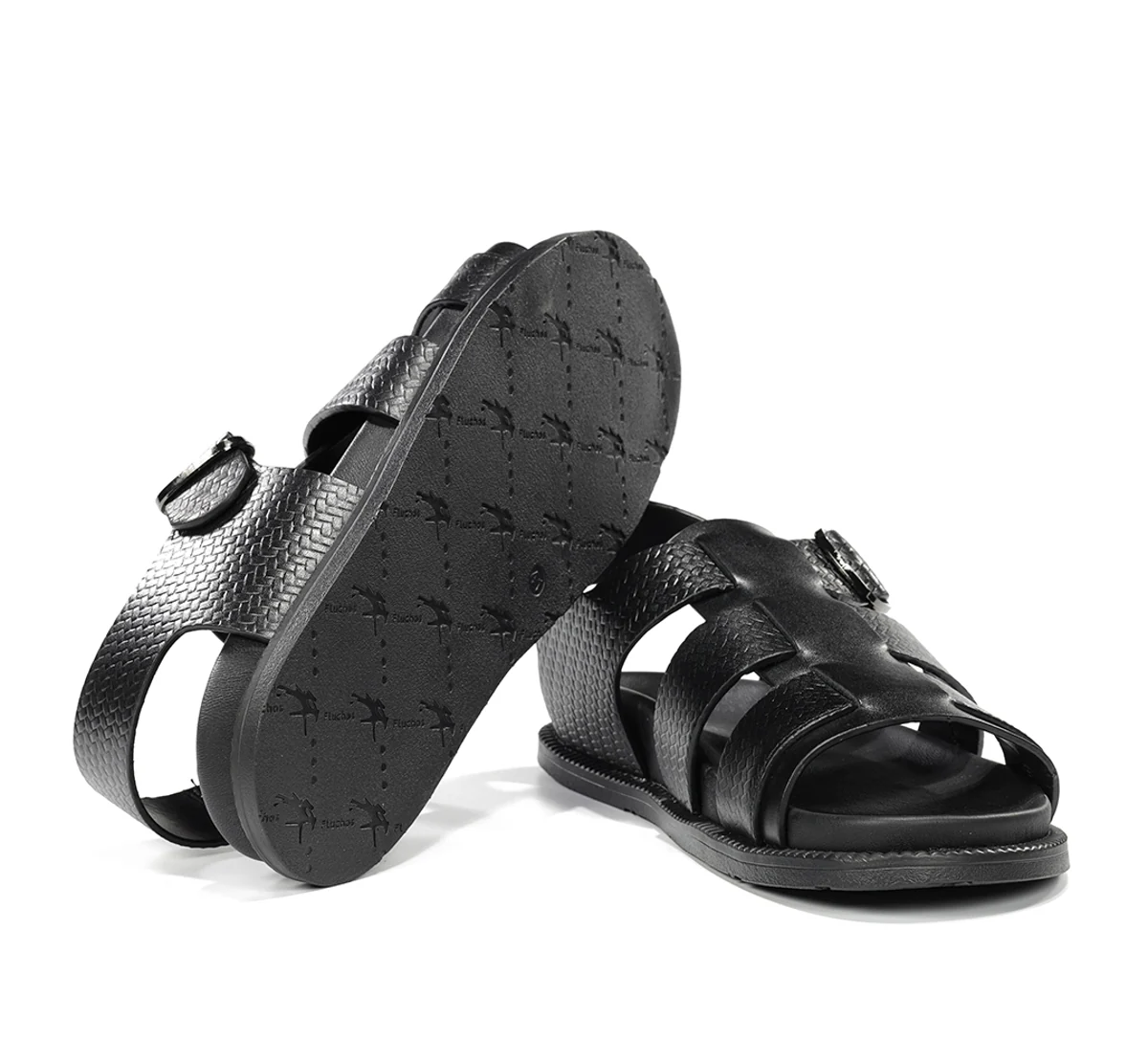 BARI F2449 Schwarze Sandale - Image 6
