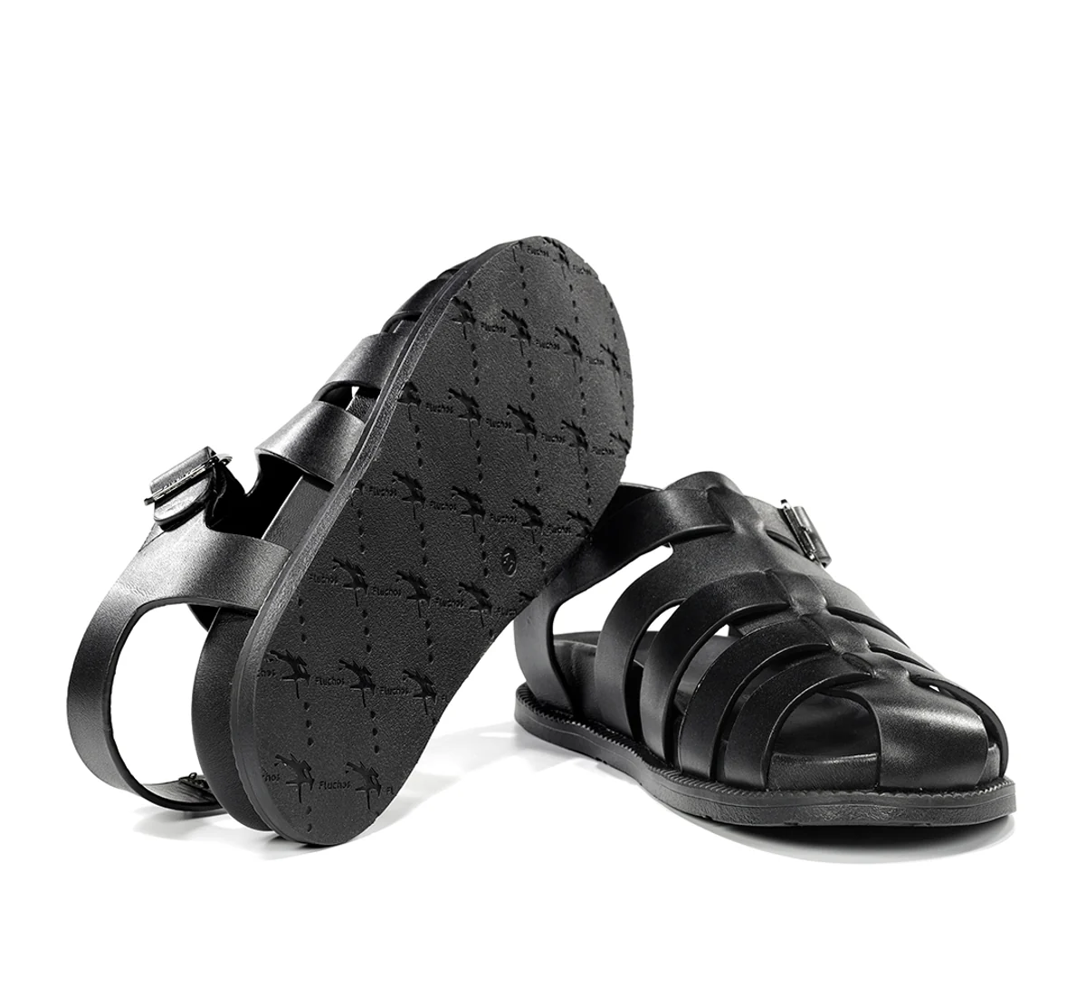BARI F2450 Schwarze Sandale - Image 6