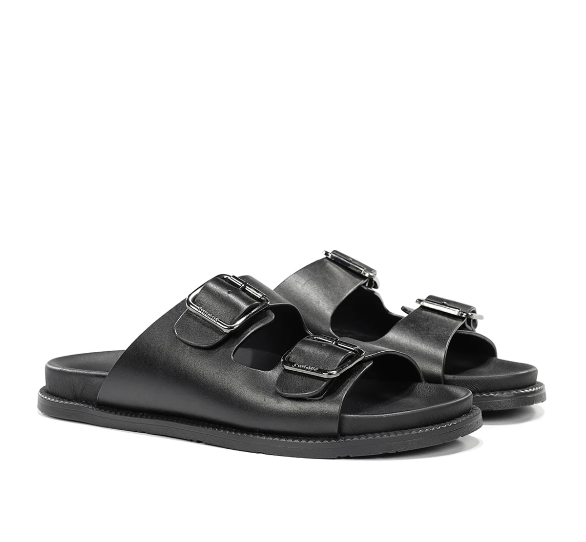 BARI F2451 Schwarze Sandale - Image 2