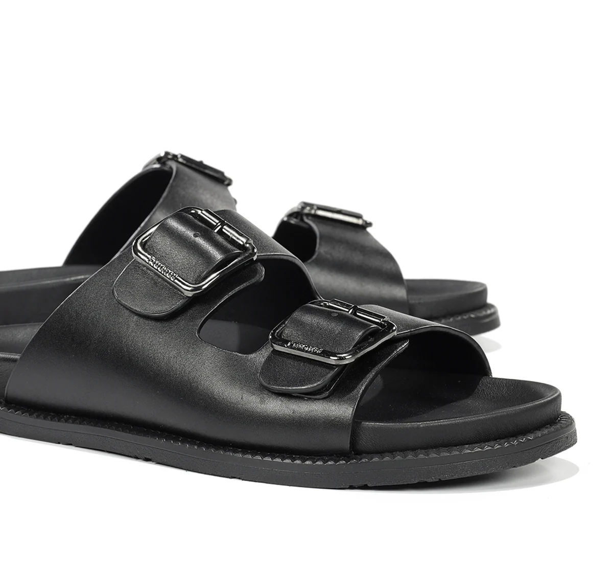 BARI F2451 Schwarze Sandale - Image 7
