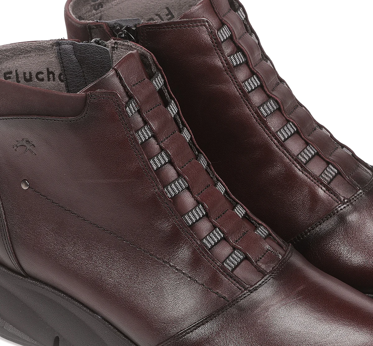 BONA F1358 Burgunderfarbe Stiefeletten - Image 7