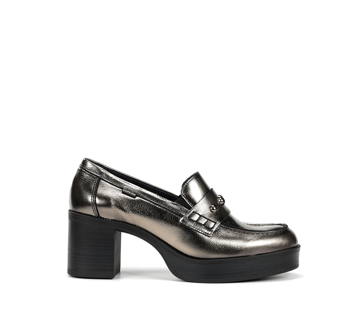 BOWY D9586 Silberne Mokassin