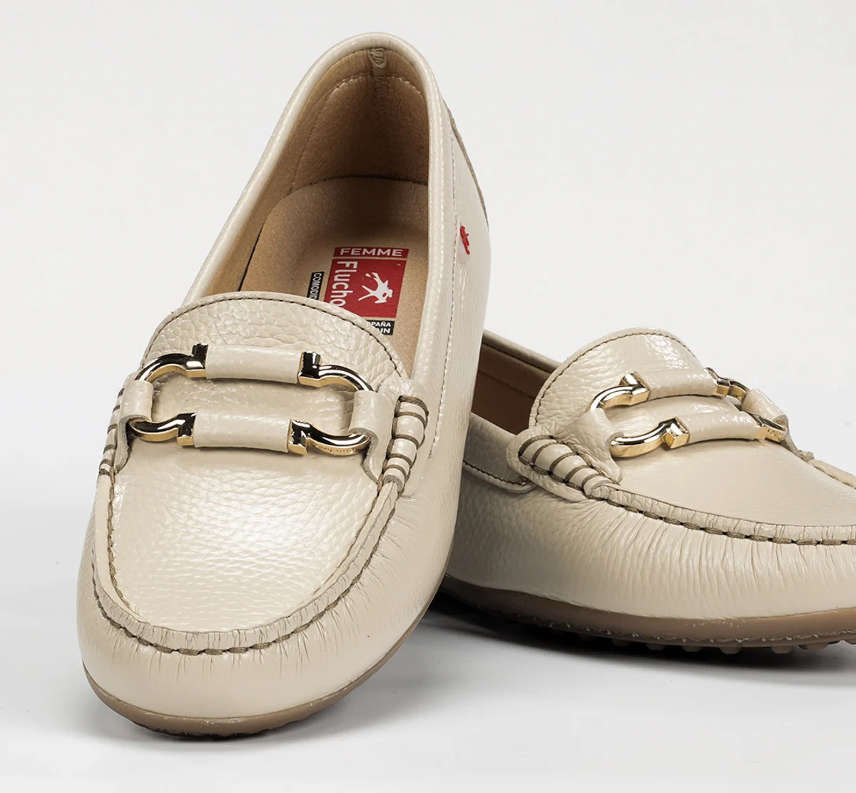 BRUNI F2156 Taupe Mokassin - Image 7
