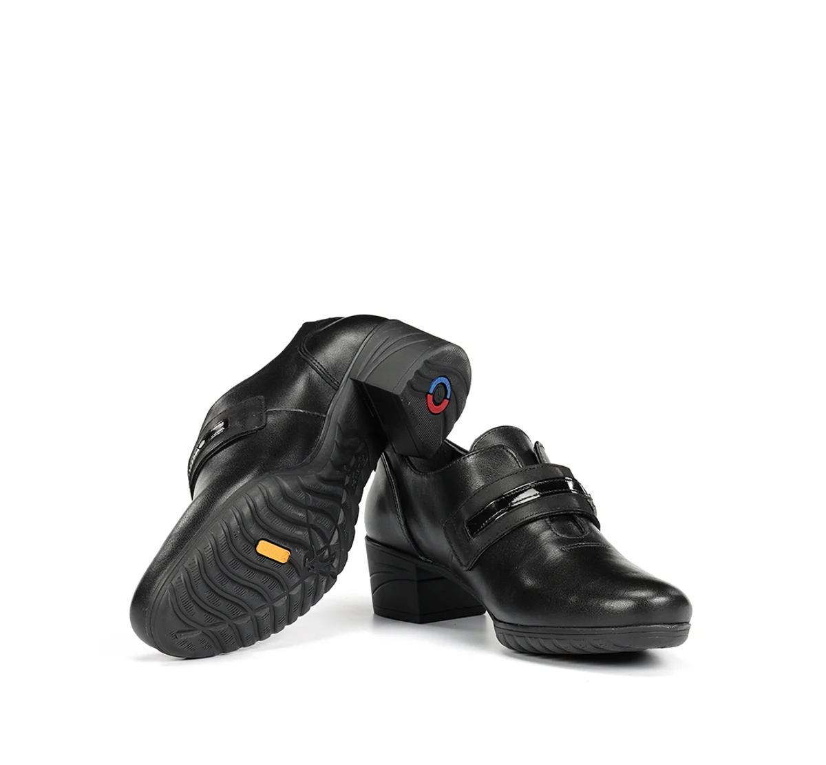 CHARIS F0587 Schwarze Heeled-Schuh - Image 4