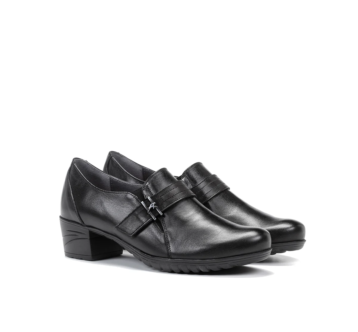 CHARIS F0942 Schwarze Heeled-Schuh - Image 2