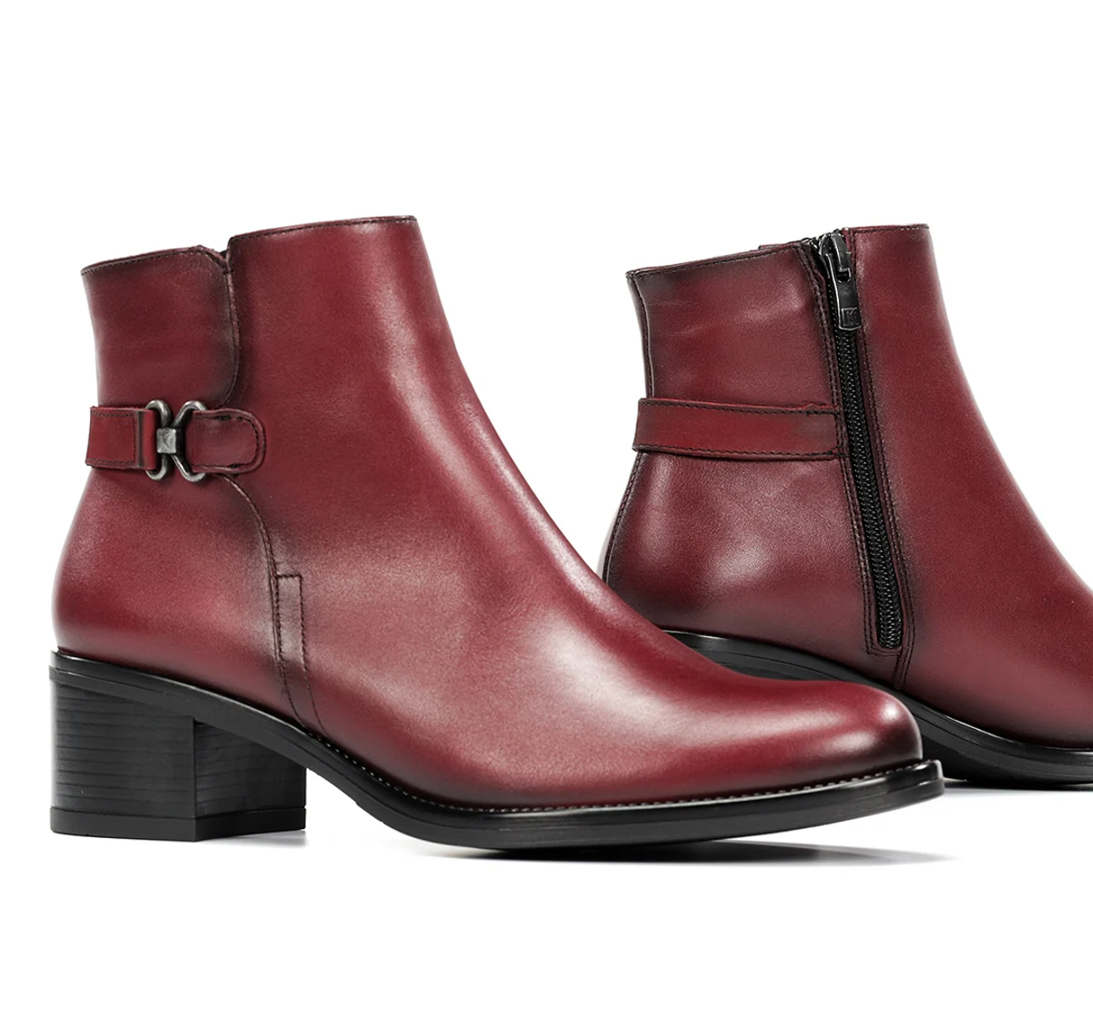 CHIARA D8966 Roter Stiefeletten - Image 7