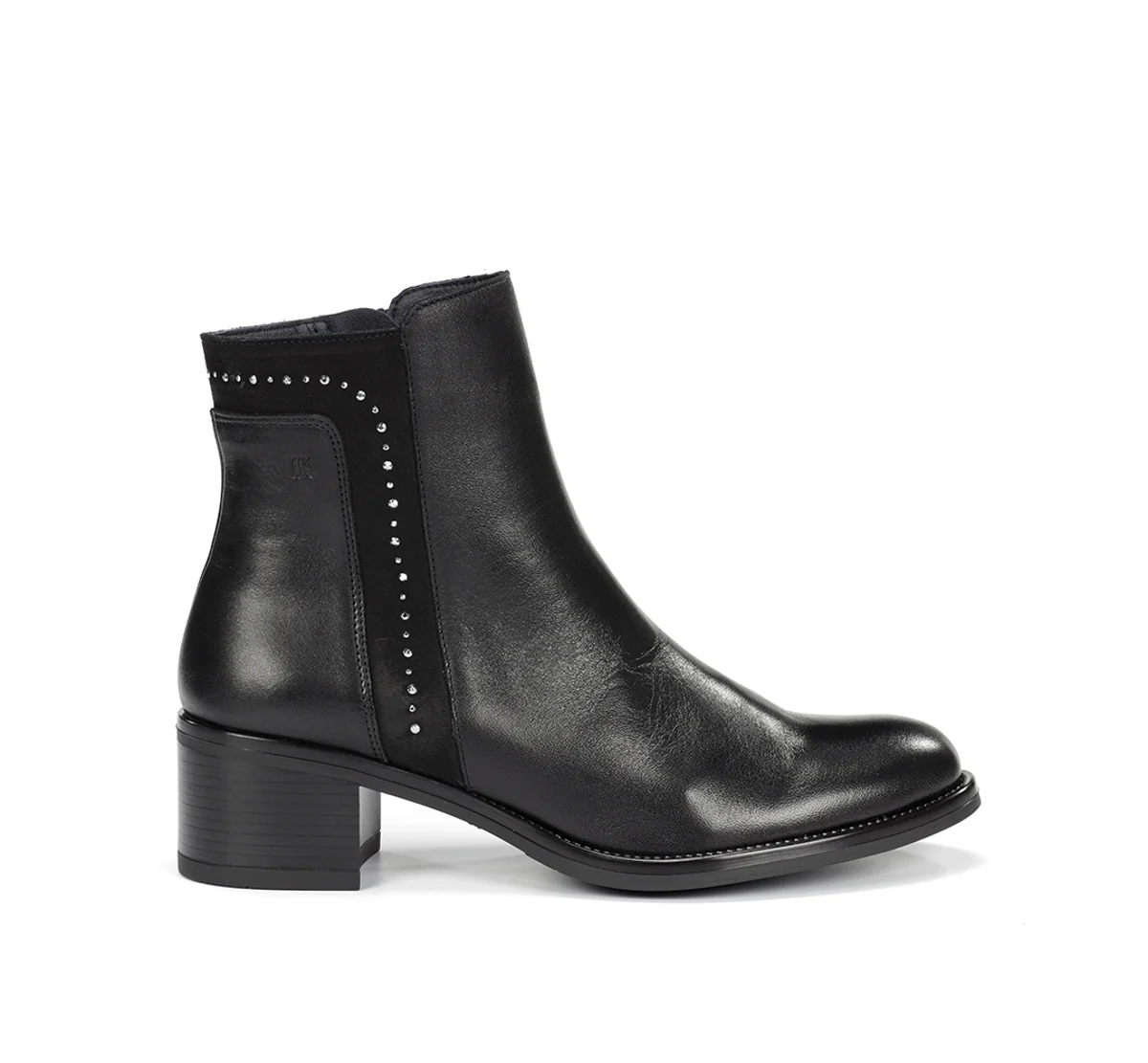 CHIARA D9134 Schwarze Stiefeletten