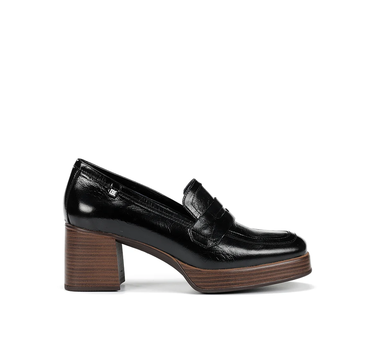 CRISTEL D9334 Schwarze Mokassin