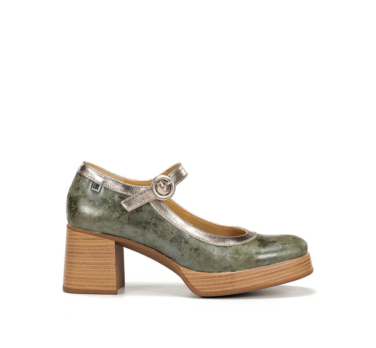 CRISTEL D9661 Grüner Sandale