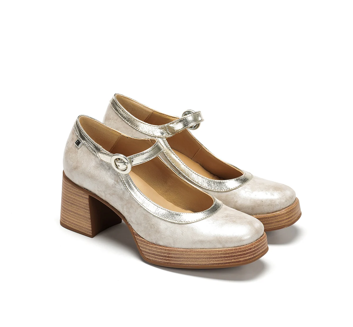 CRISTEL D9661 Taupe Schuh - Image 4