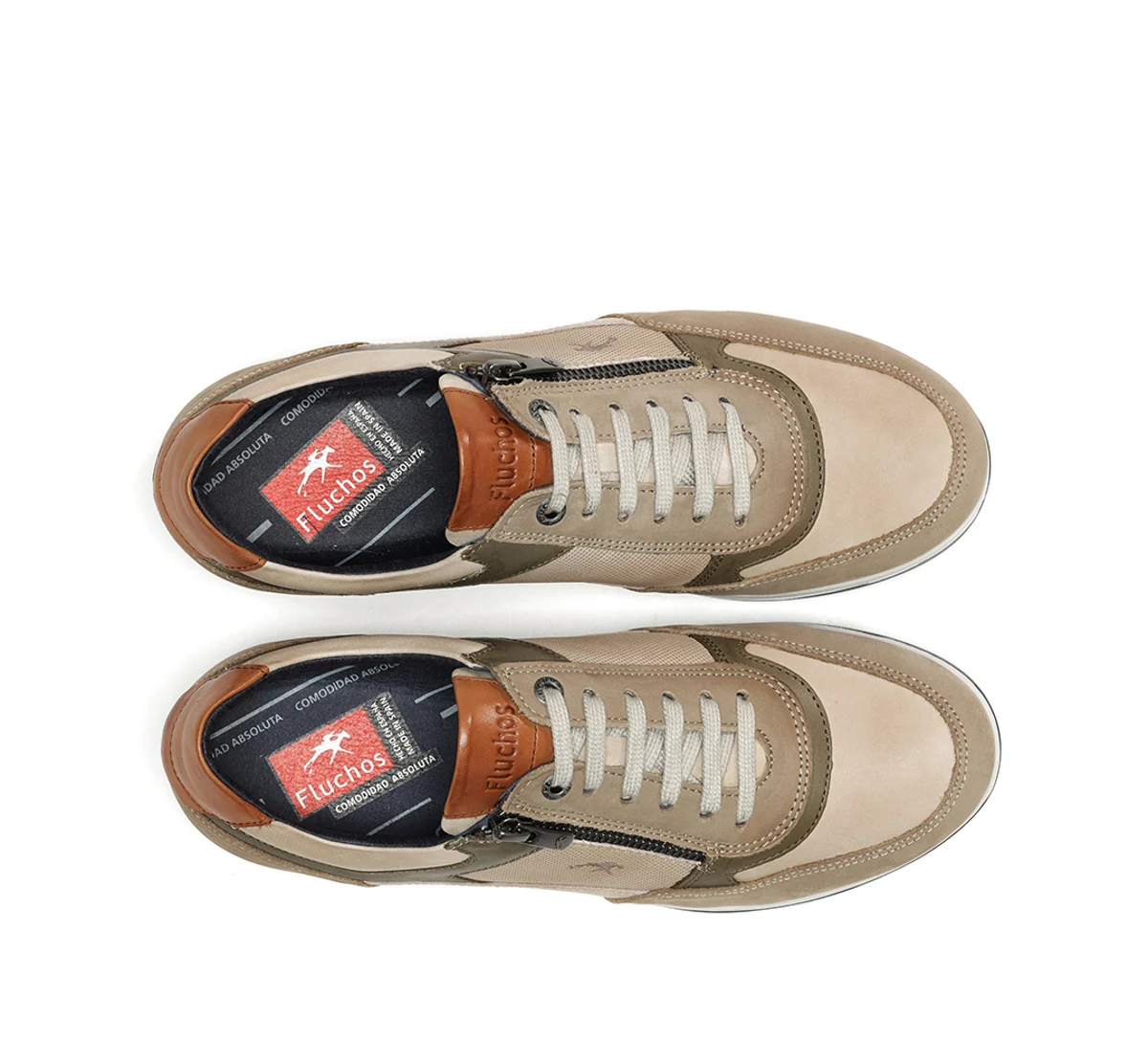 DANIEL F1288 Taupe Turnschuhe - Image 5