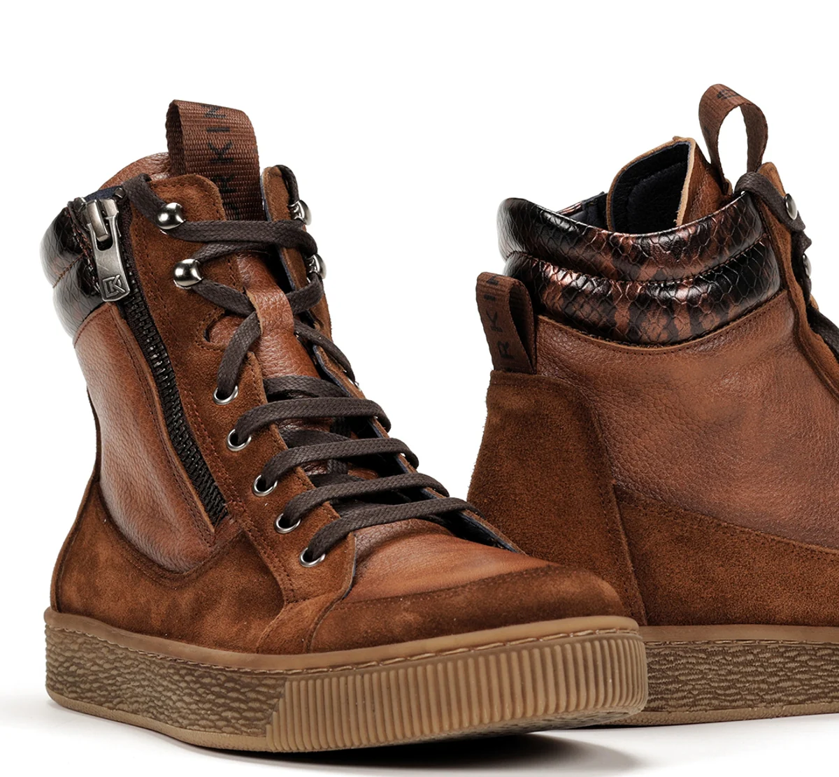 DELI D8910 Brauner Stiefel - Image 7