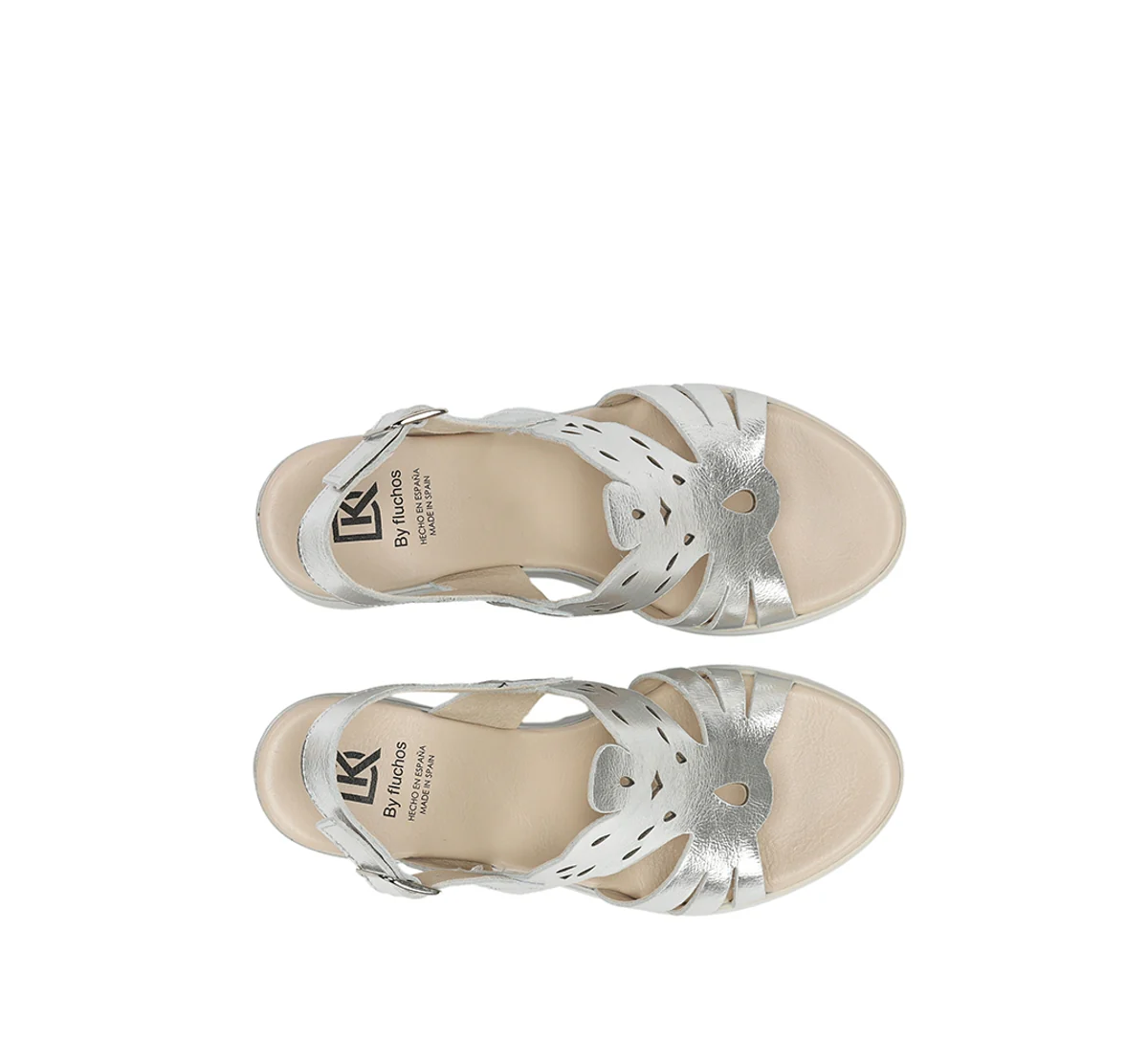 DIANE D9697 Silberne Sandale - Image 6