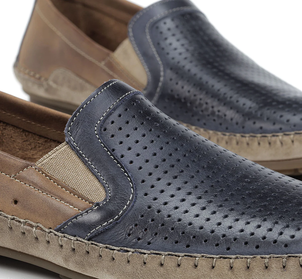 DORIAN F1172 Blauer Slip On - Image 6