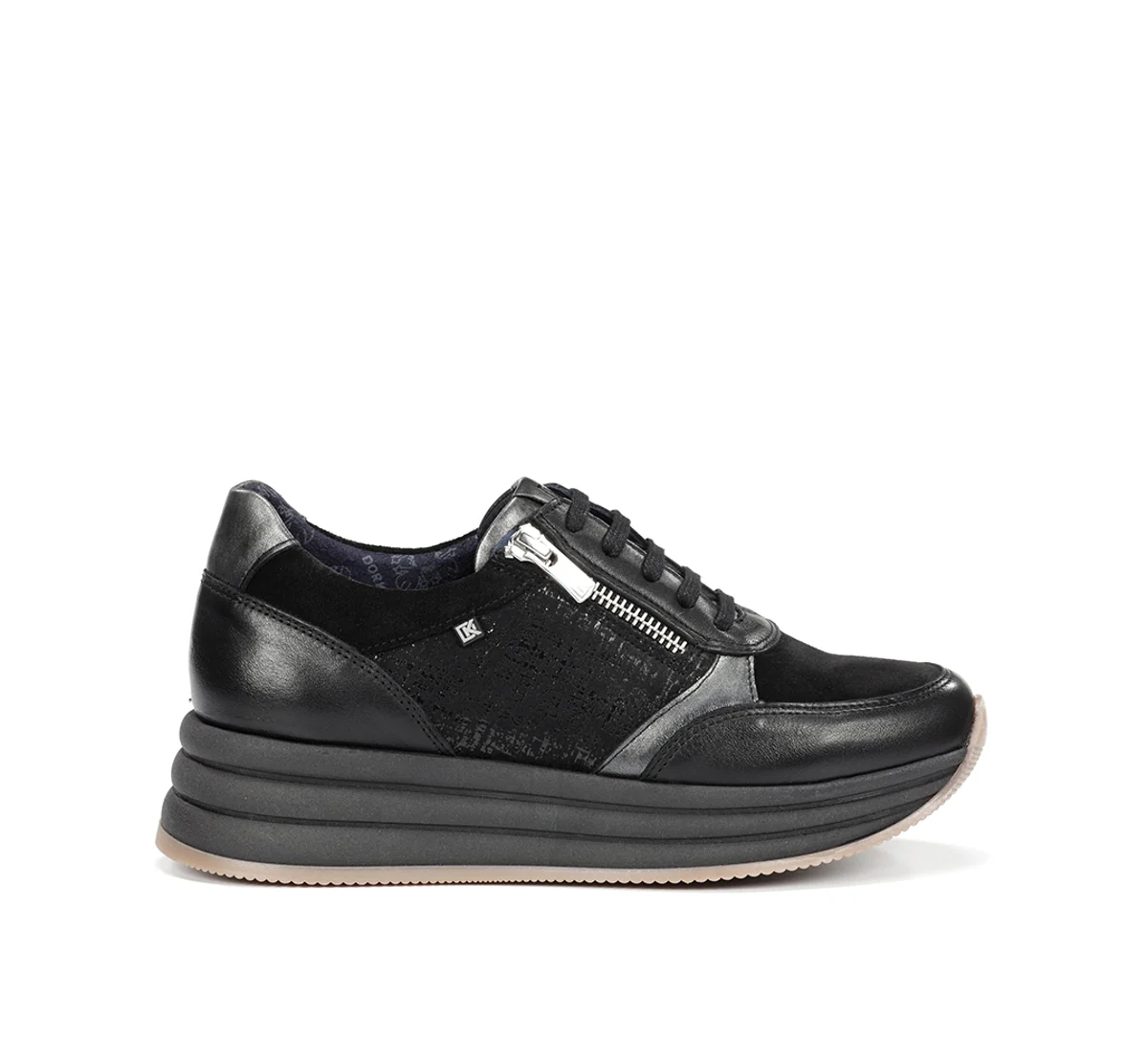 DRAZ D9249 Schwarze Turnschuhe