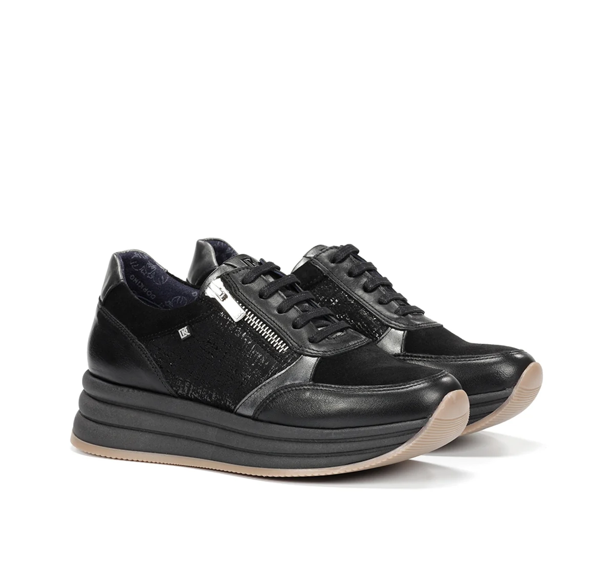 DRAZ D9249 Schwarze Turnschuhe - Image 2