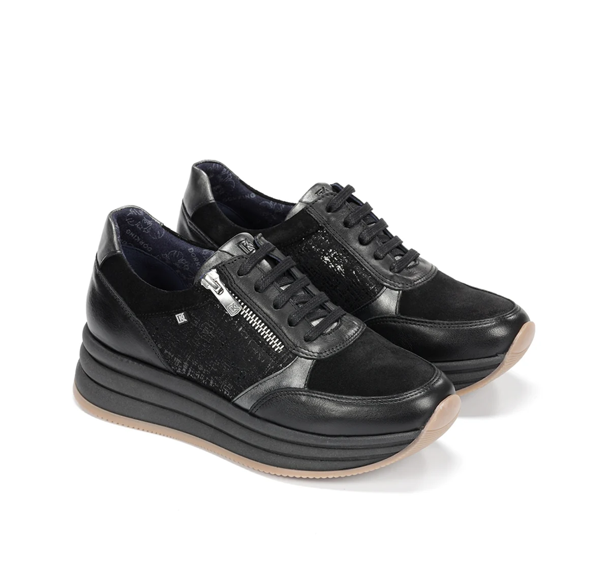 DRAZ D9249 Schwarze Turnschuhe - Image 4