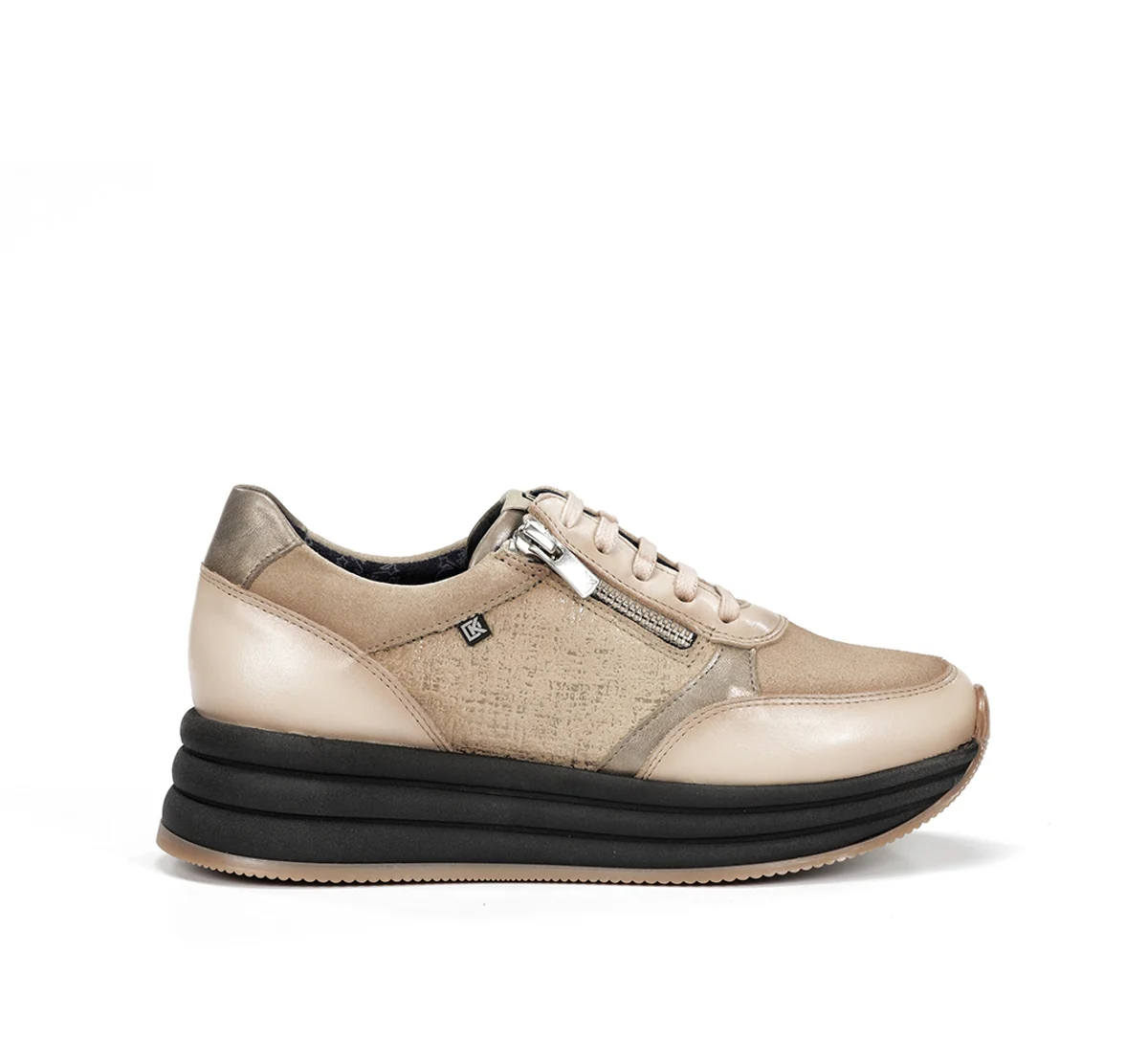 DRAZ D9249 Taupe Turnschuhe