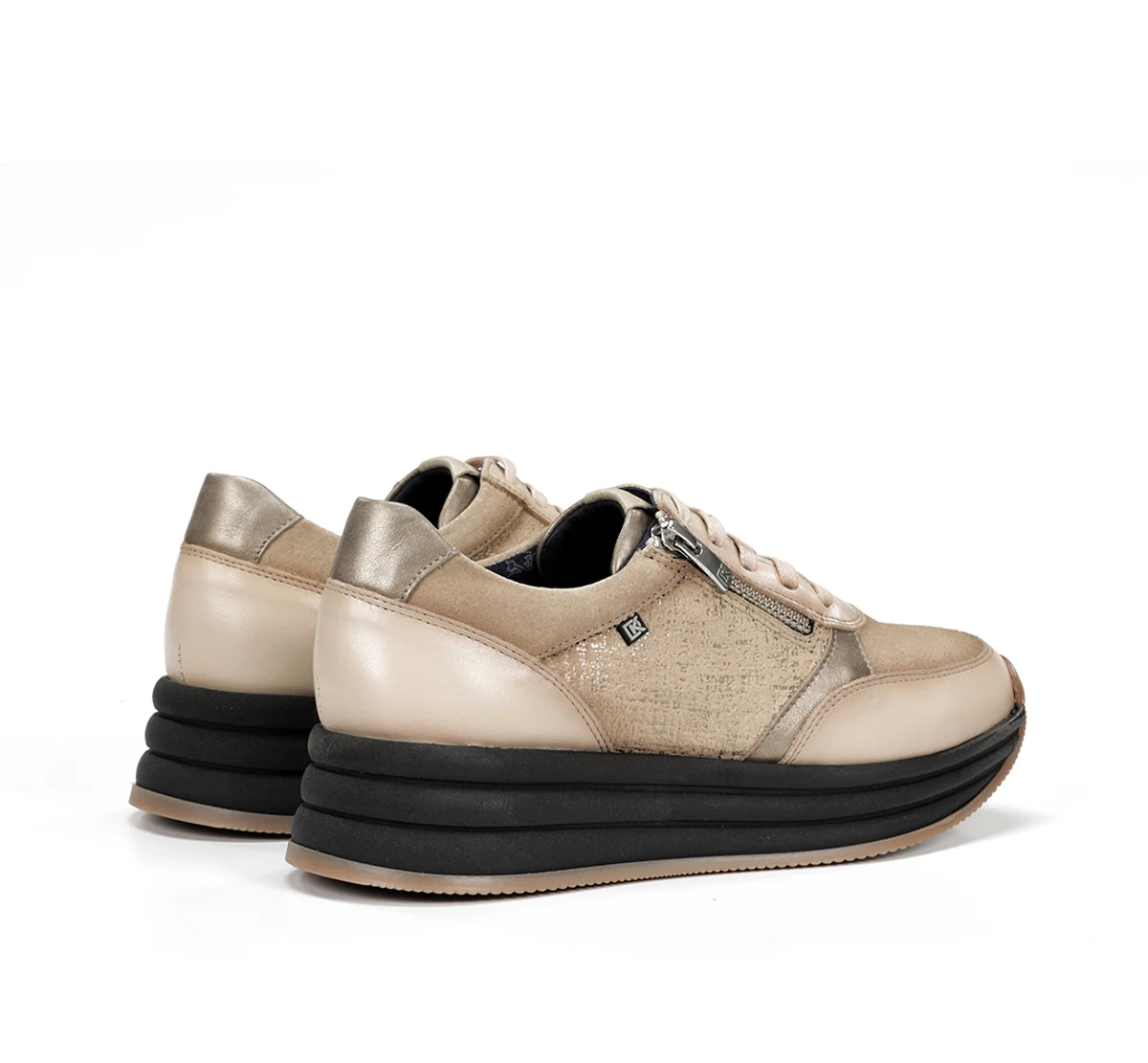 DRAZ D9249 Taupe Turnschuhe - Image 3