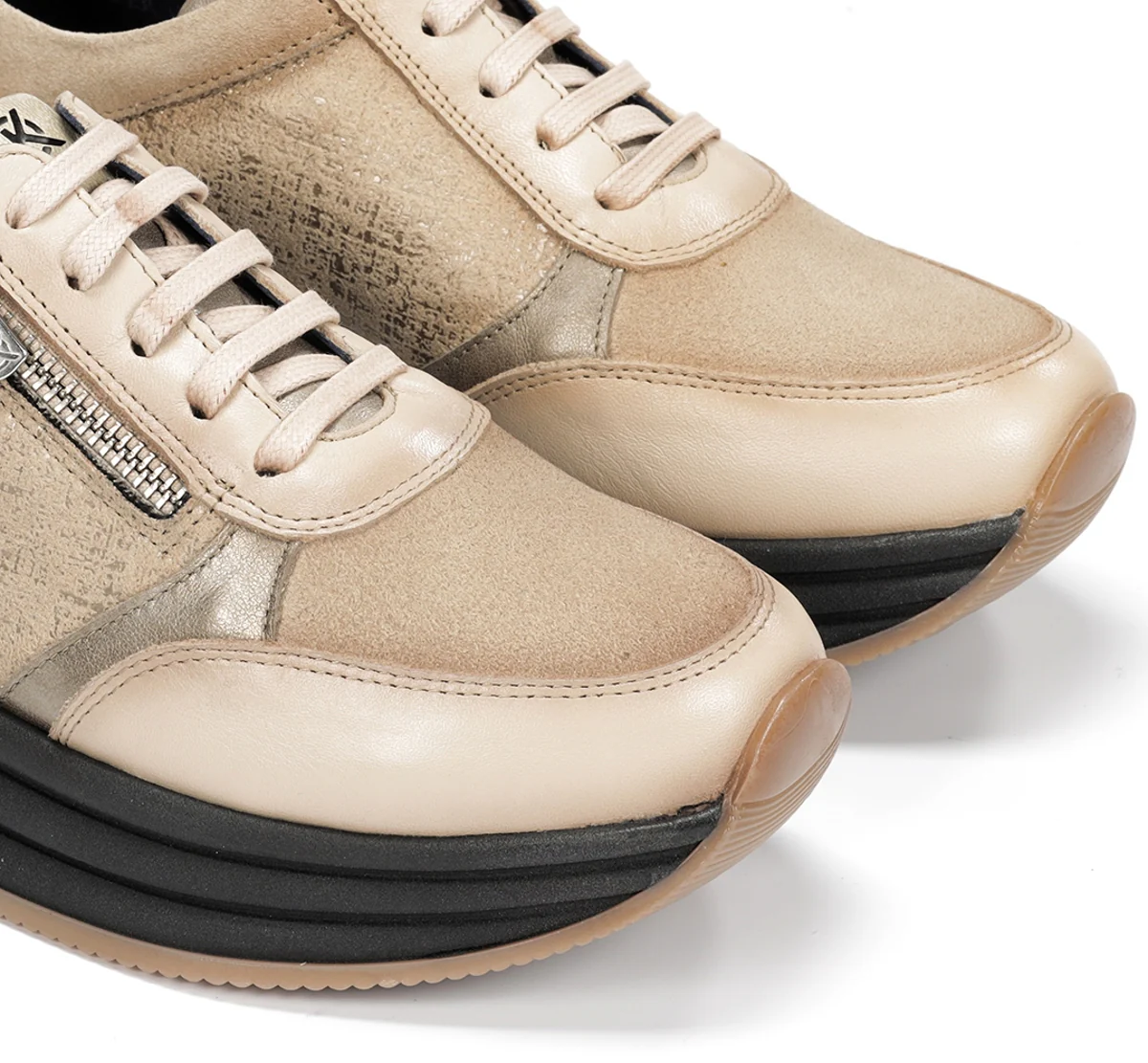 DRAZ D9249 Taupe Turnschuhe - Image 6