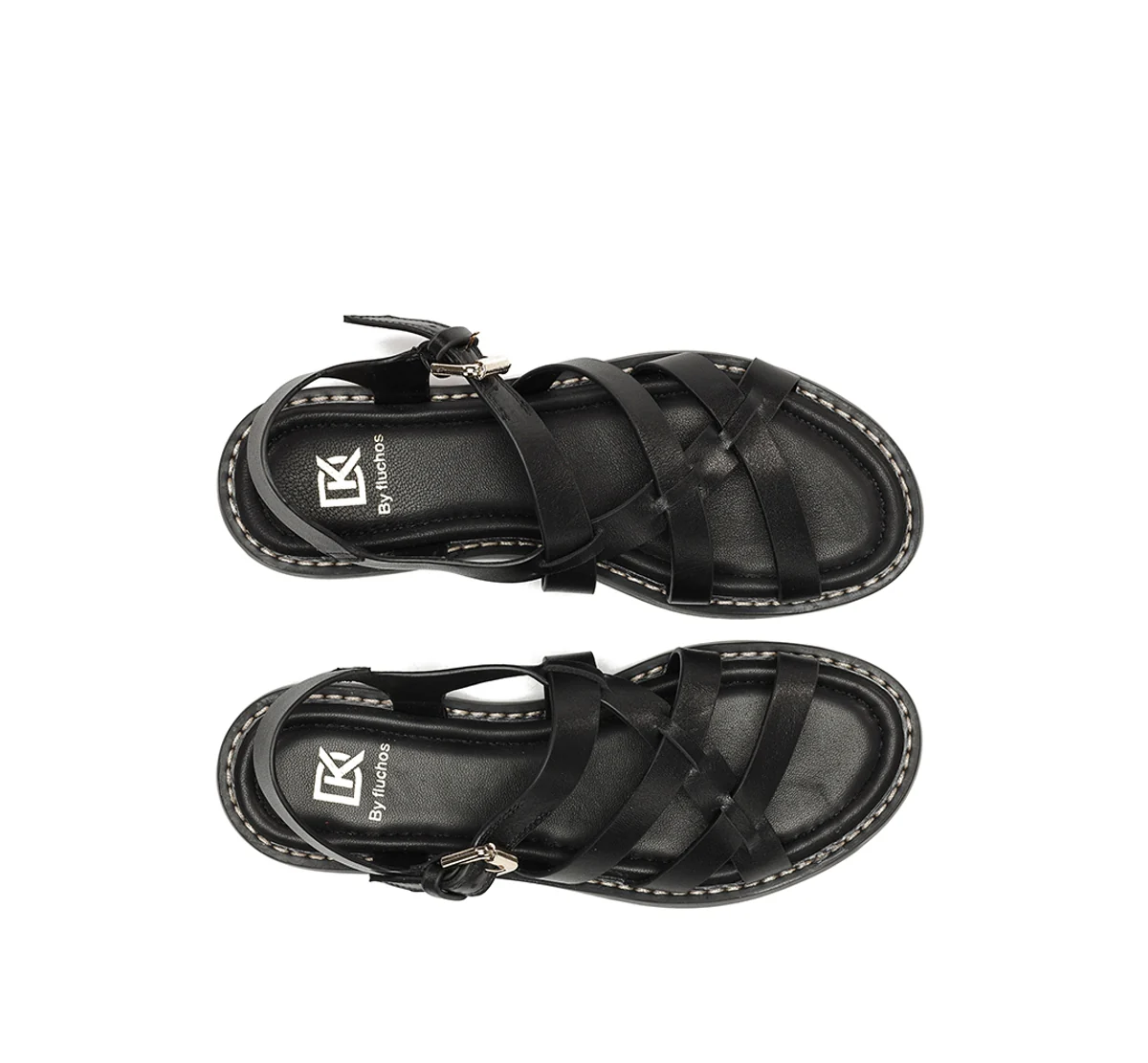 EGA D9730 Schwarze Sandale - Image 5