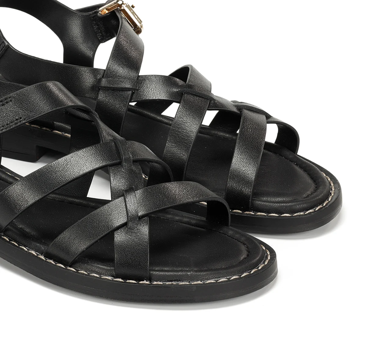 EGA D9730 Schwarze Sandale - Image 6