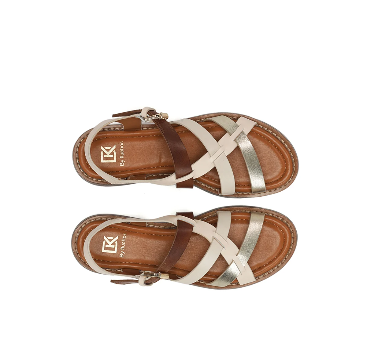 EGA D9730 Taupe Sandale - Image 5