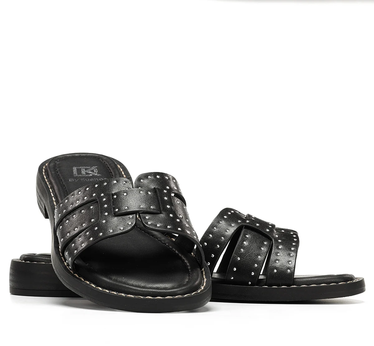 EGA D9731 Schwarze Sandale - Image 7