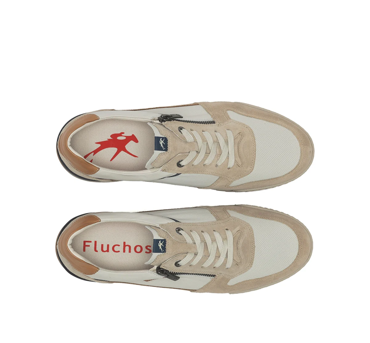ELDER F2385 Beige Turnschuhe - Image 5