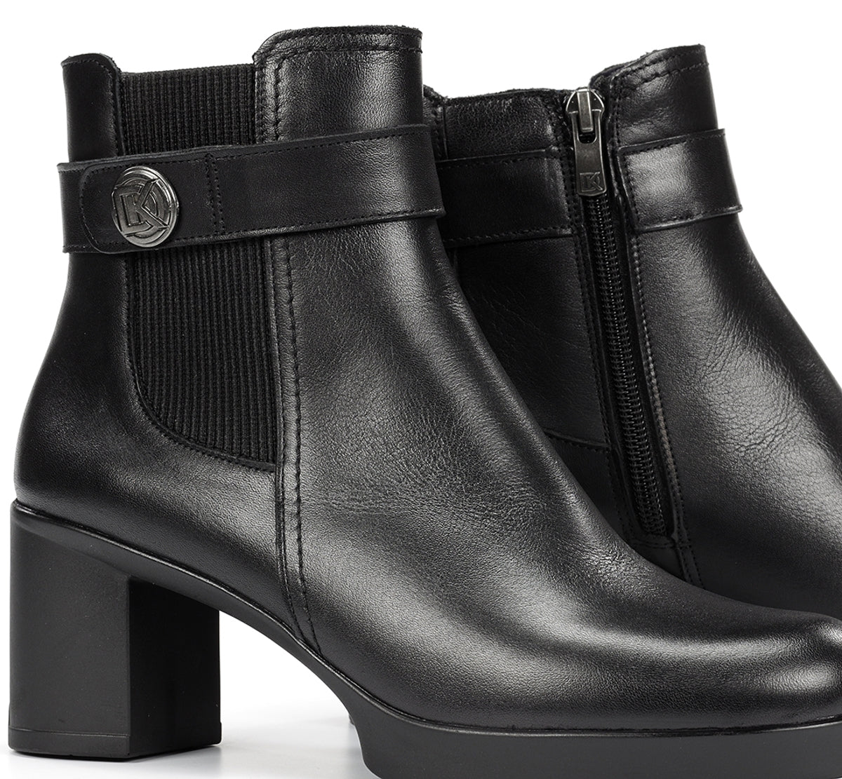 ELITE D9422 Schwarze Stiefeletten - Image 7