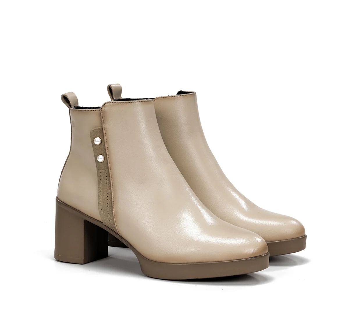 ELITE D9423 Taupe Stiefeletten - Image 2