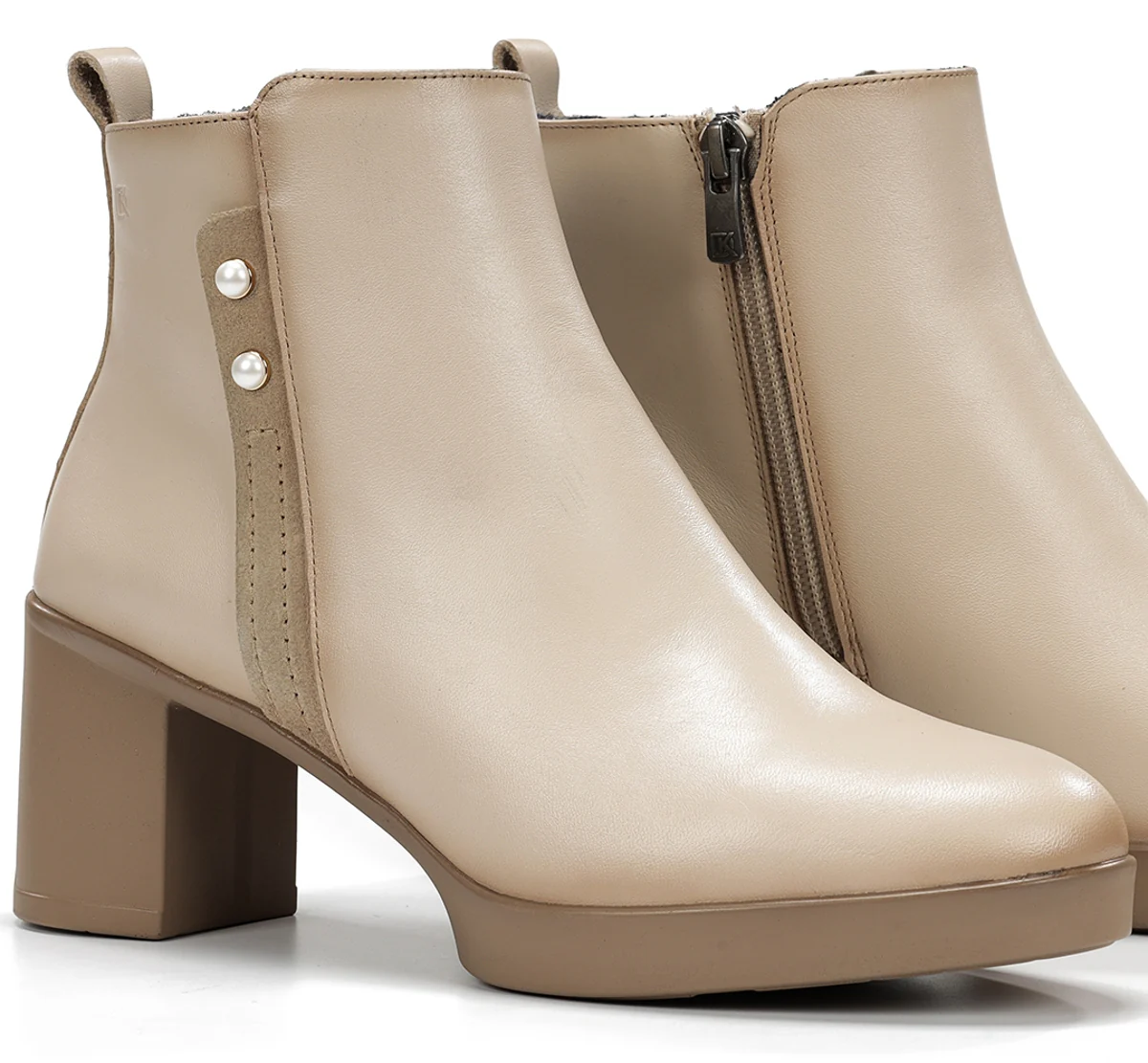 ELITE D9423 Taupe Stiefeletten - Image 7