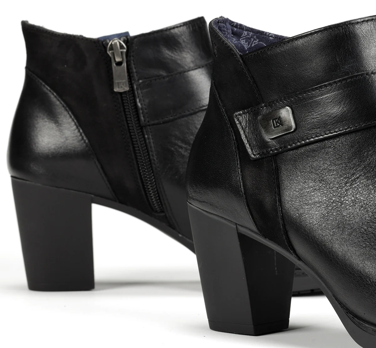 EVELYN D9111 Schwarze Stiefeletten - Image 6