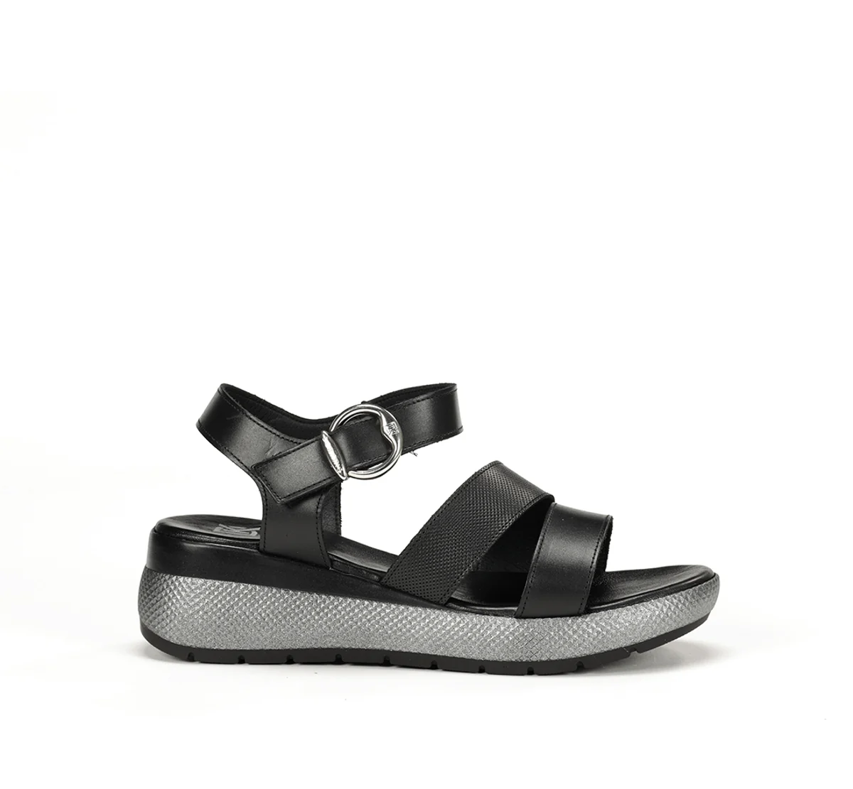 EVER D9313 Schwarze Sandale