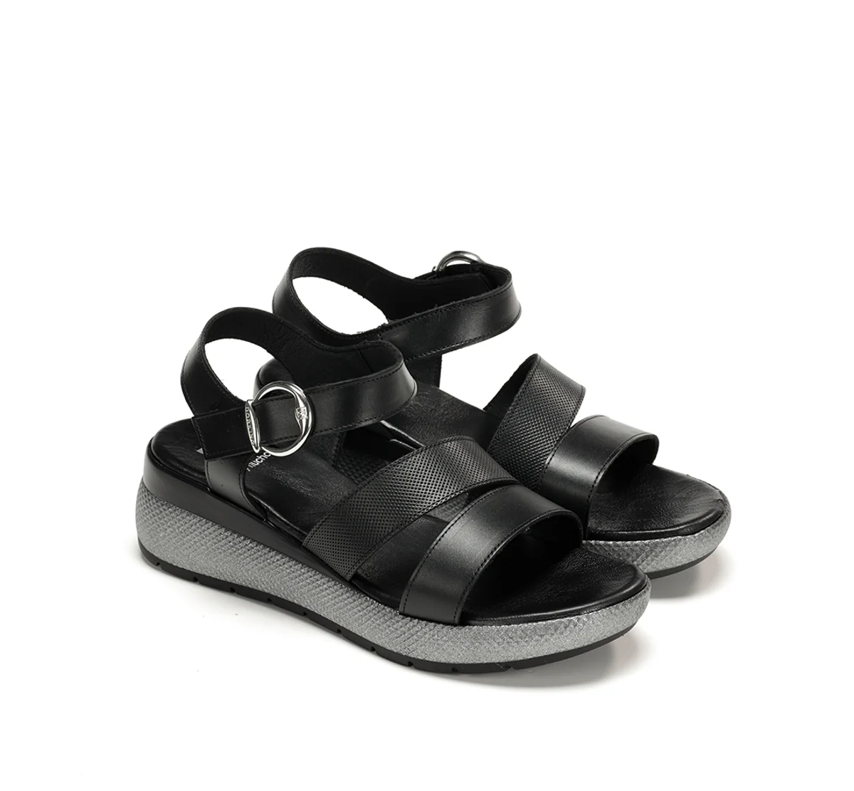 EVER D9313 Schwarze Sandale - Image 4