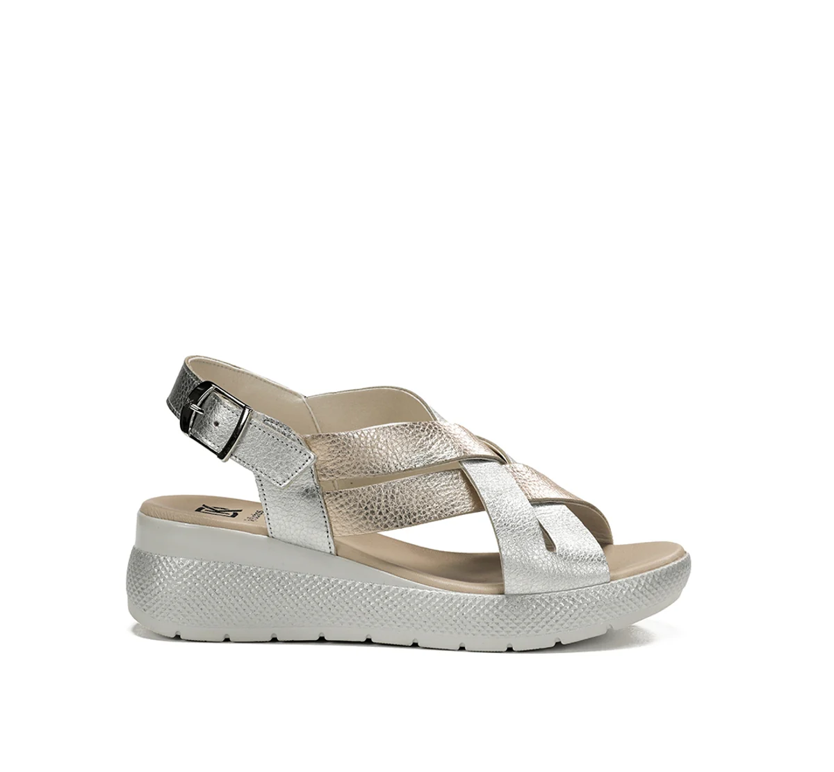 EVER D9316 Silberne Sandale